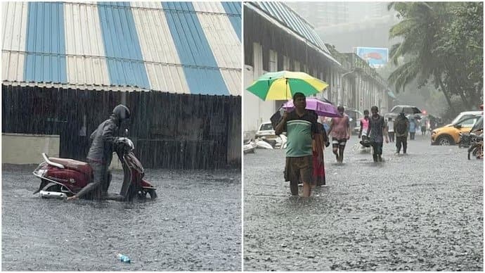Heavy rain in mumbai gnr 