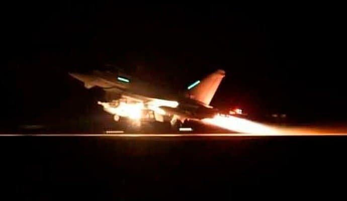 US, uk strikes five missiles in Yemen