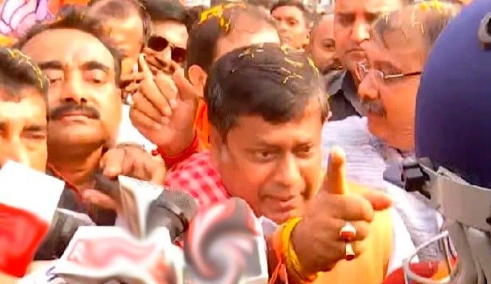 BJP: শাহজাহানের গ্রেপ্তারির দাবিতে থানা ঘেরাও বিজেপির 