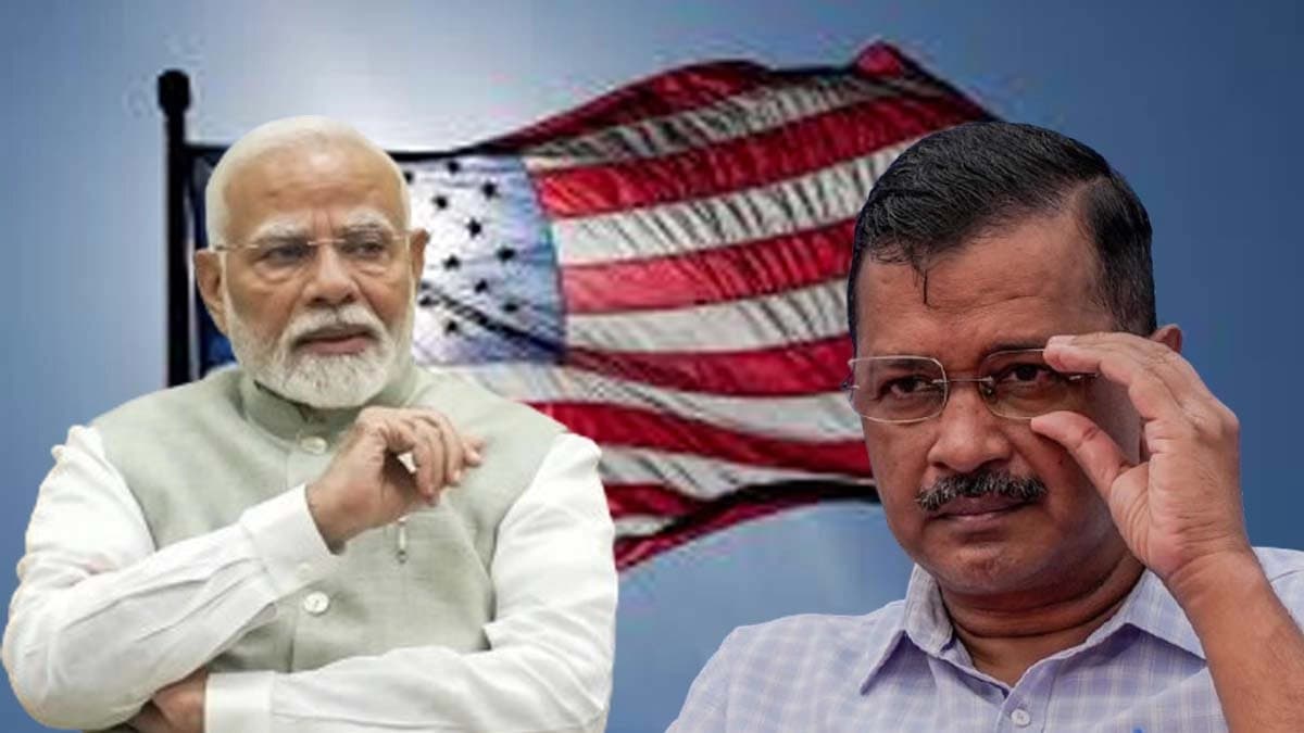 If you have the courage impose 75 percent tariff on US goods Kejriwal tells Modi