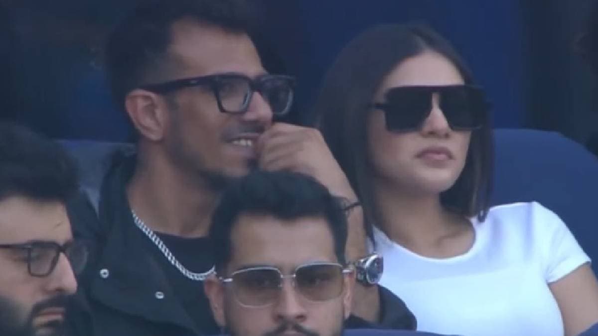 ICC Champions Trophy Final who is this Yuzvendra Chahal spotted enjoying Champions Trophy final with her
