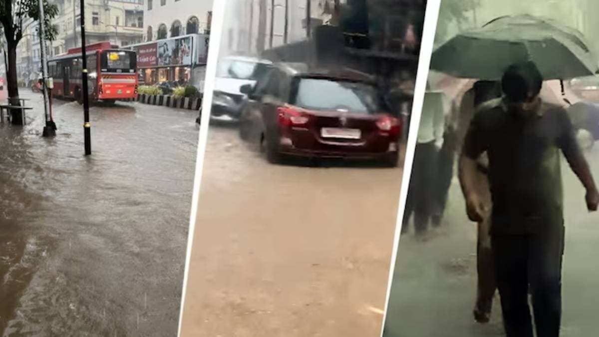 Heavy rain in Mumbai lives stalled