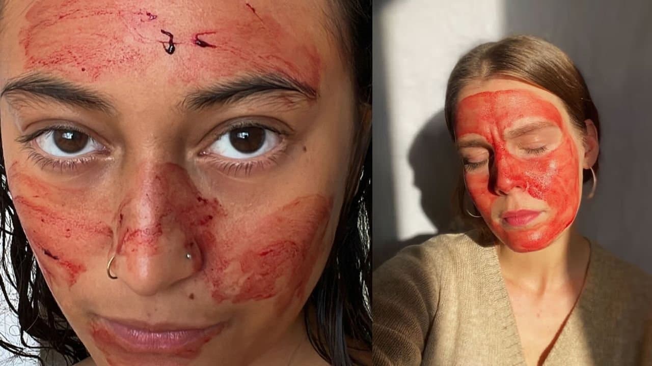 Here are the benefits of doing skincare with Menstrual Blood