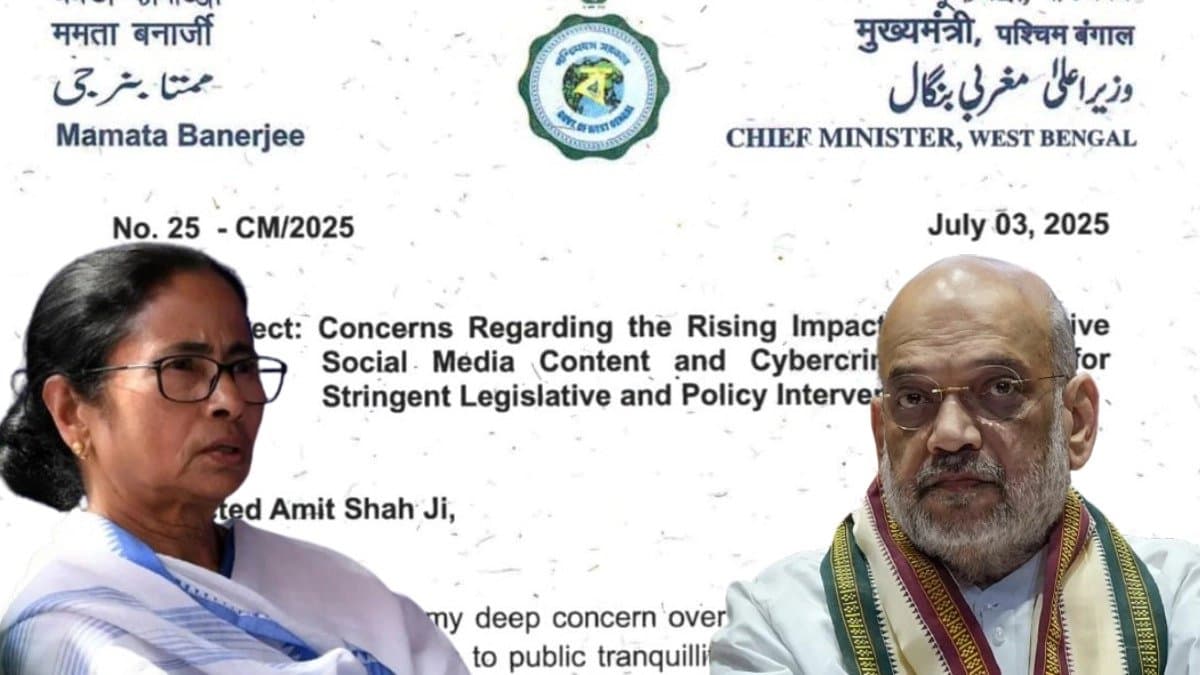 CM Mamata Banerjee wrote letter to Home Minister Amit Shah