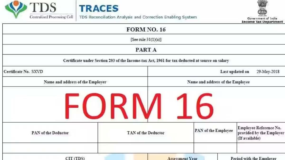 When will Form16 be issued