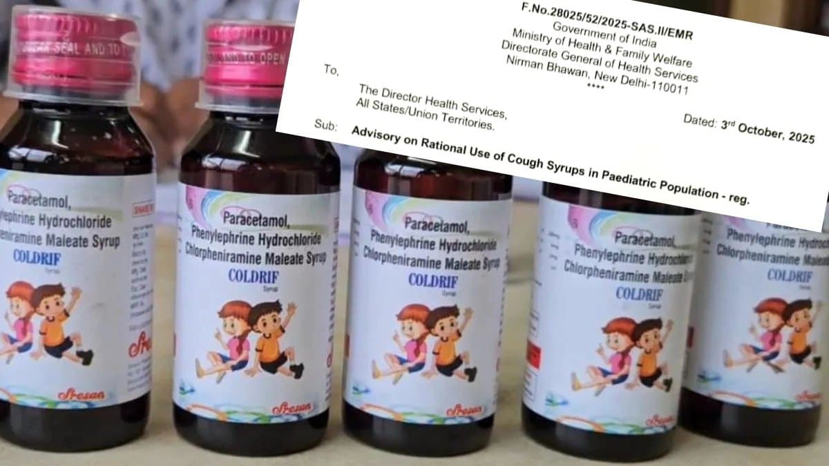 Health Ministry issued guidelines after death of several children due to coldrif cough syrup