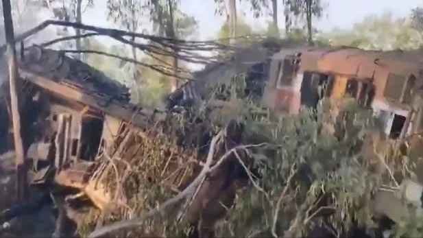 Jharkhand Train Accident Two Loco Pilots Die After Deadly Collision Of Two Goods Trains, Five Injured