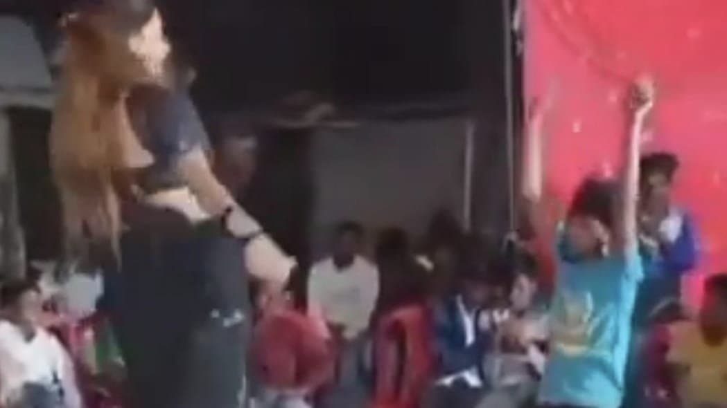 Father Catches Son Giving Money to Stage Dancer Beats Him Black and Blue