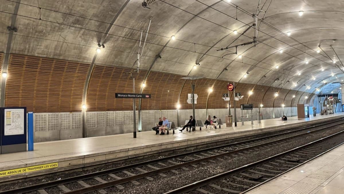 Monaco has only one train station, built 43 feet underground in a tunnel