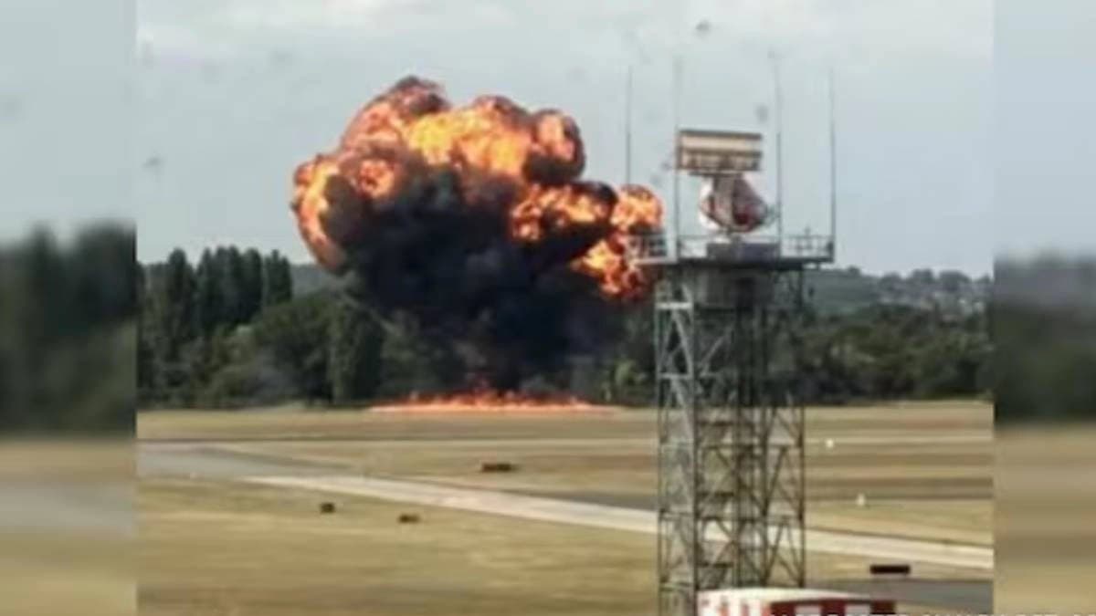 A small plane crash at London Southend Airport
