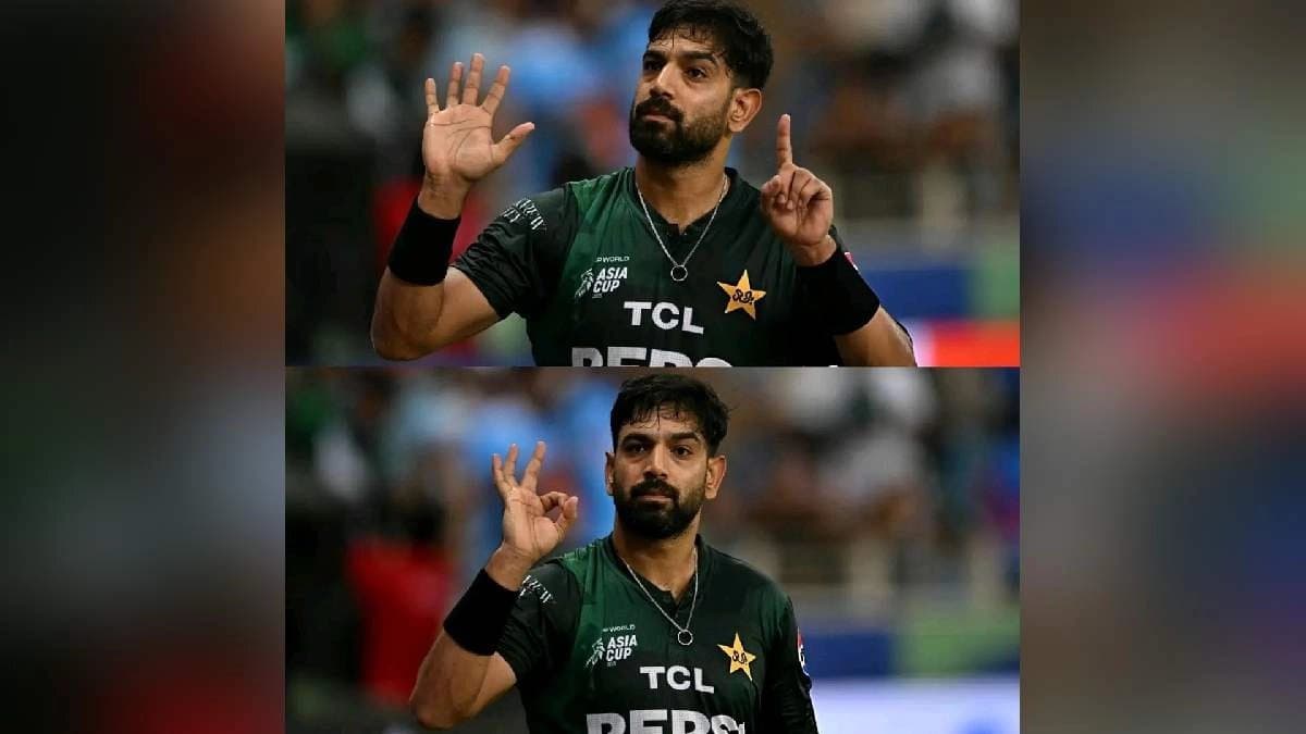 Viral: Haris Rauf reacts to Kohli chants with provocative fighter jet gesture