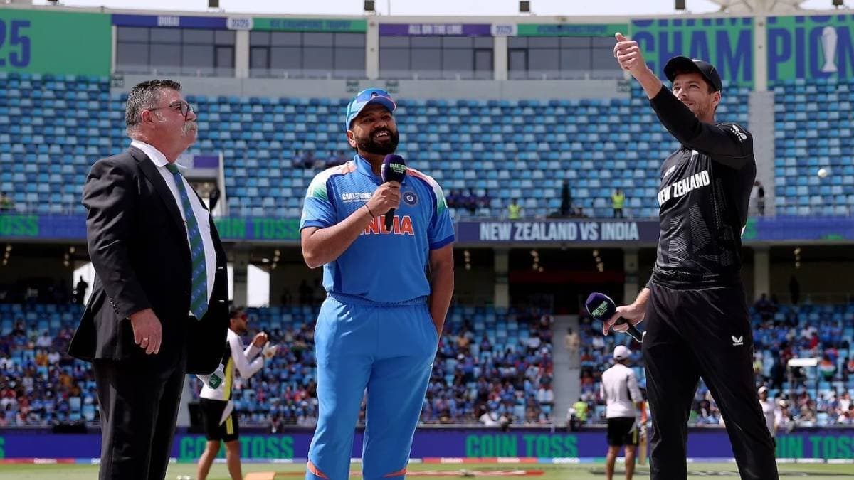 ICC Champions Trophy 2025: India to Bat Against New Zealand After Losing Toss