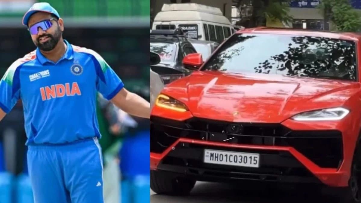 Rohit Sharmas new car  Lamborghini Urus has the number 3015 here is why the India ODI captain picked this number