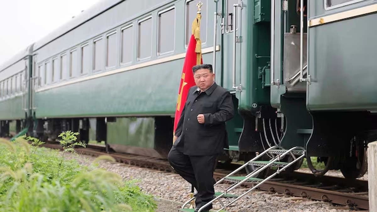 North Korea President Kim Jong Un uses bulletproof train to enter China