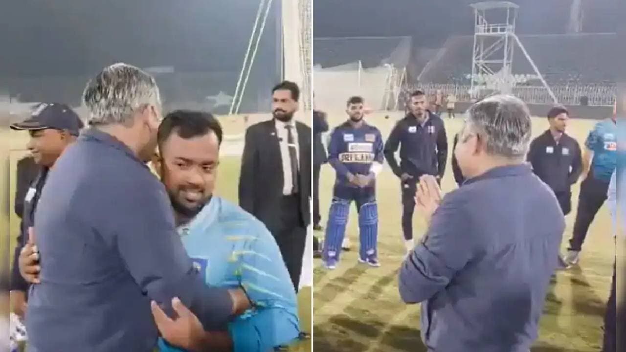 Mohsin Naqvis Folded Hands Gesture As Sri Lanka Players Save Pakistan From Embarrassment