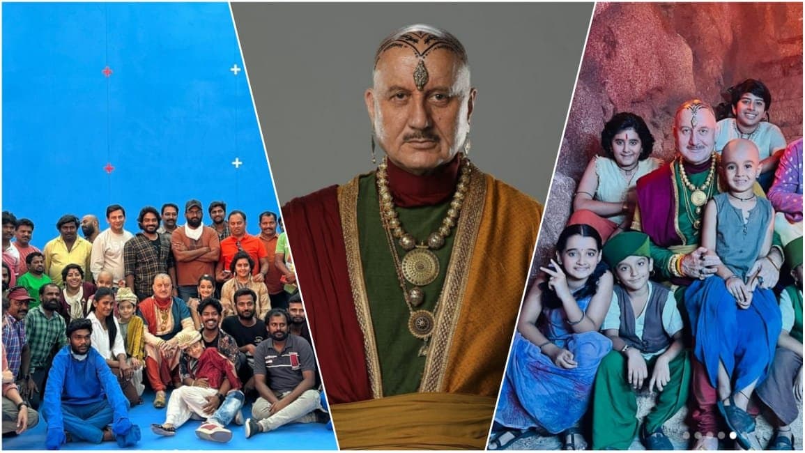 Anupam Kher: মাথায় উল্কি, কপালে টিপ, গা ভর্তি গয়না! খুদেদের জন্য এ কোন সাজে হাজির হলেন অনুপম খের? 