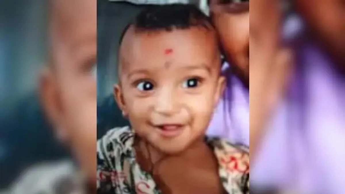 An 11 month old baby was killed by a trident thrown by his aunty at Mahjarastra