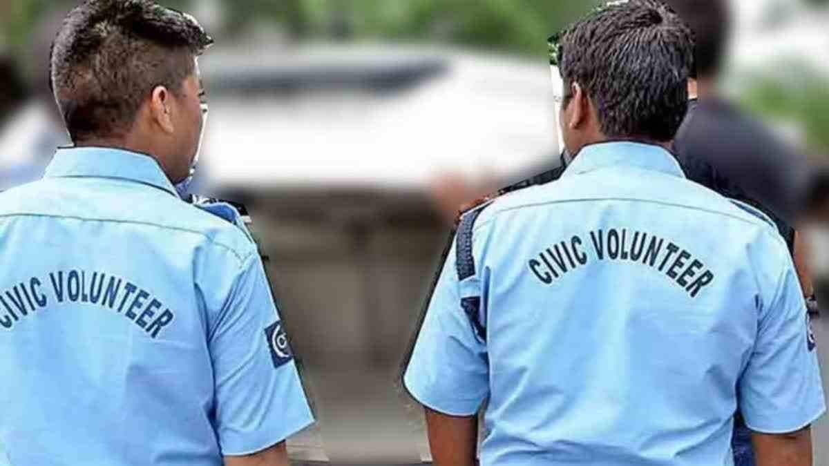 Three civic volunteers were debarred from  duty for misbehaviour 