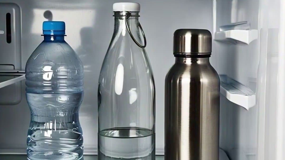 Plastic or steel which water bottle is best to keep in fridge