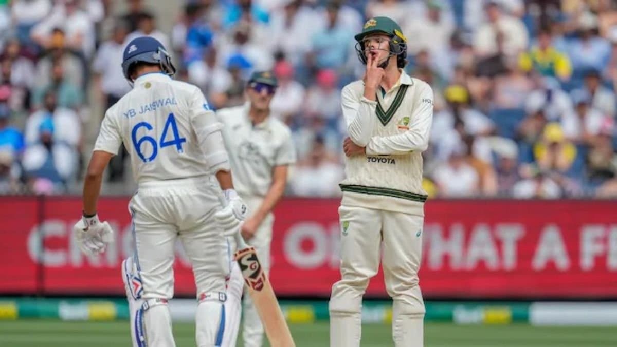  Yasashvi Jaiswal tells chatty Sam Konstas to shut up spt 