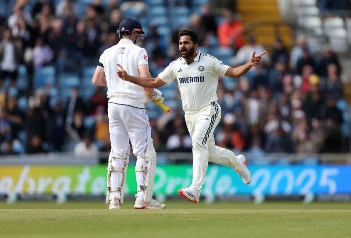 Shardul Thakur puts India back on track-Enhland need 102 runs to win 