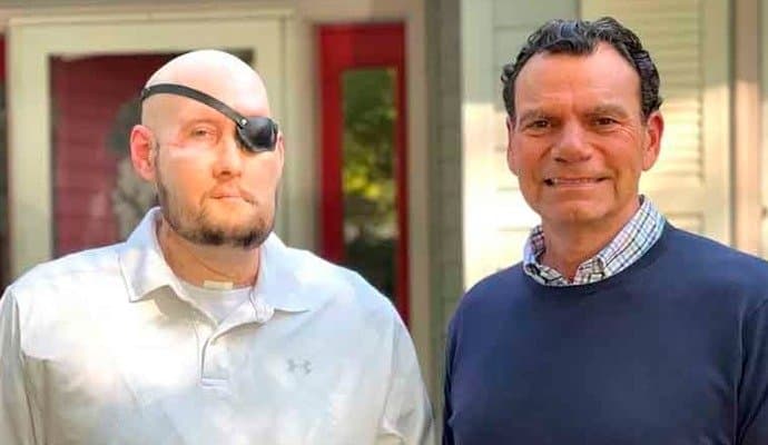 FIRST EYE TRANSPLANT IN NEWYORK