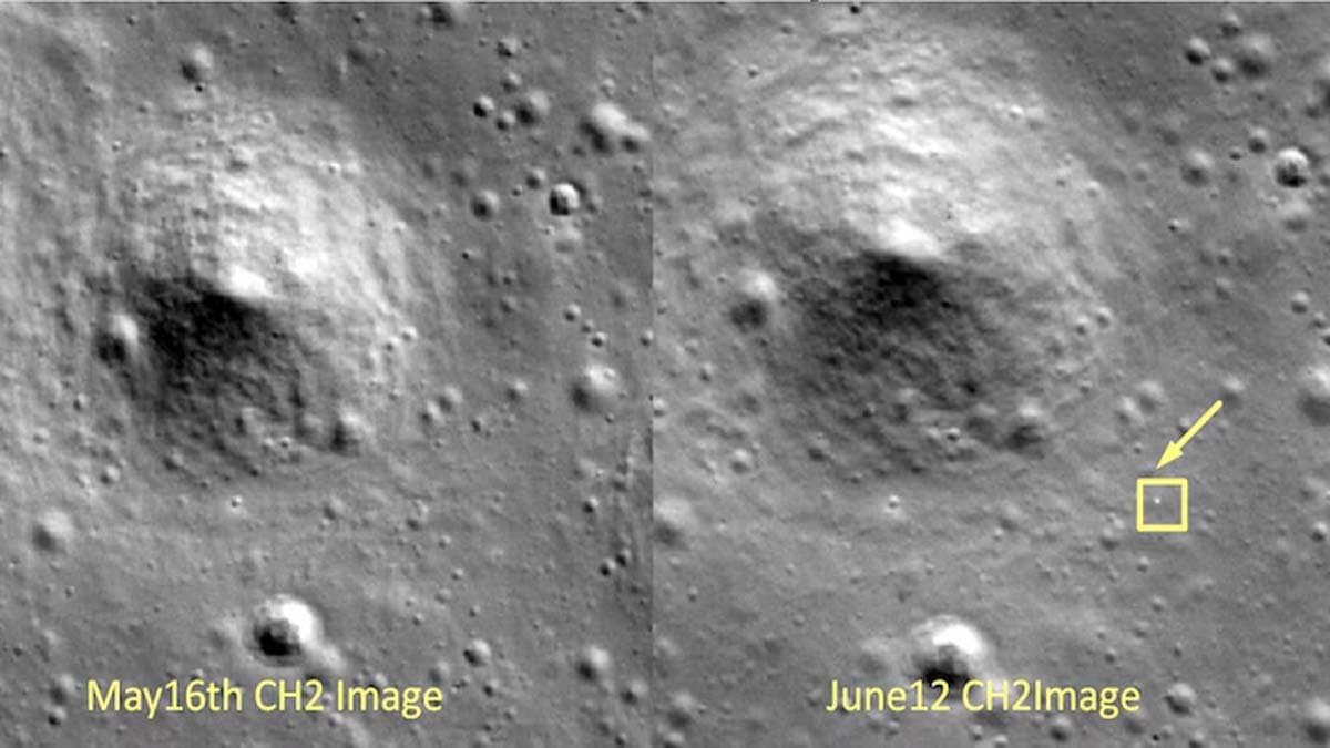 Chandrayaan2 captures debris of crashed Japanese spacecraft on the Moon